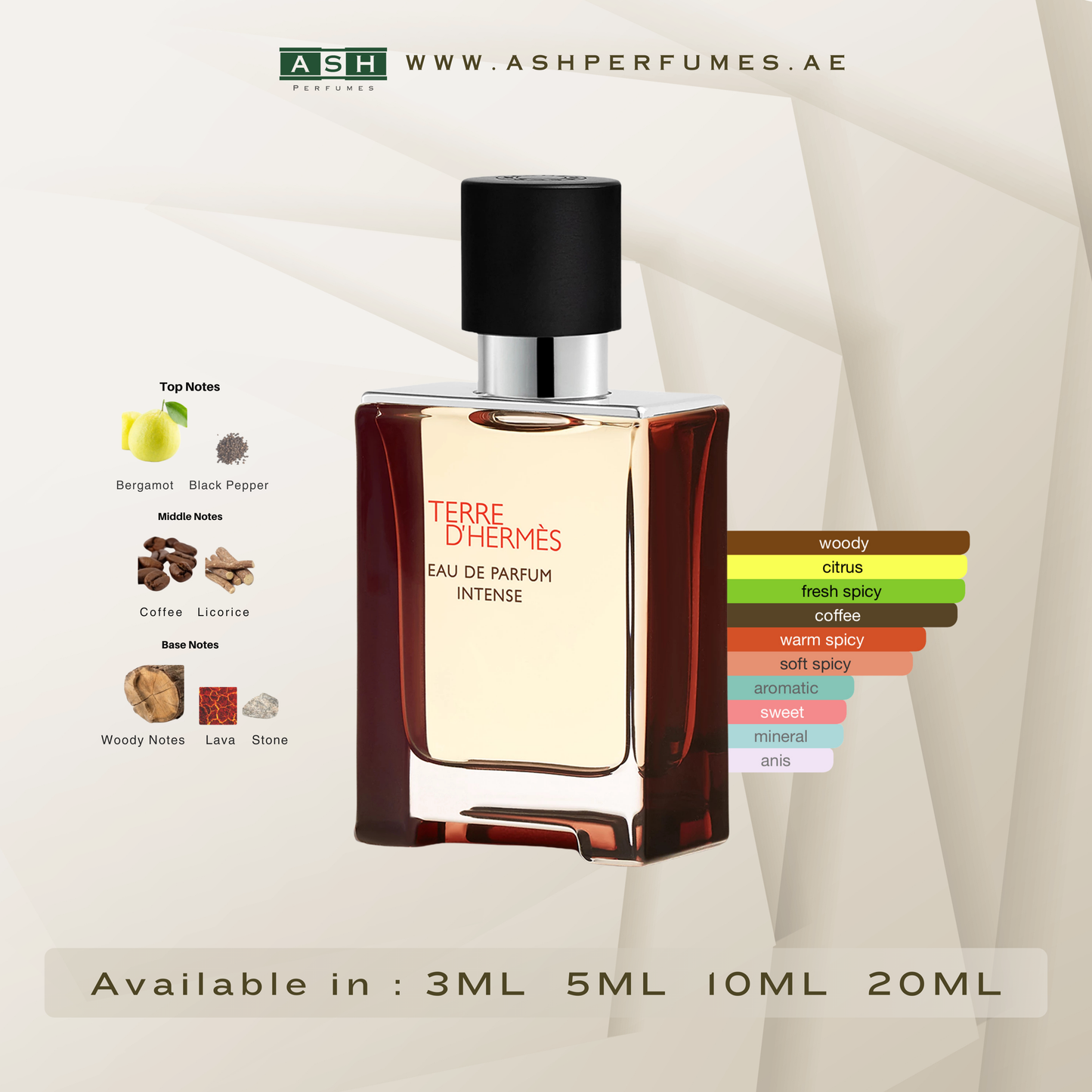 (2025)Terre d’Hermès Intense (3,5,10,20 ML)