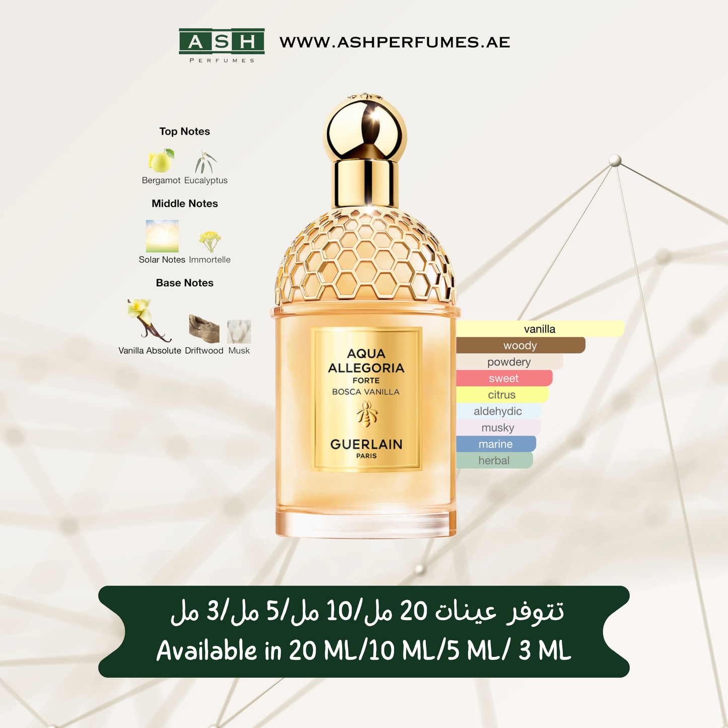 Bosca Vanilla for unisex (3,5,10,20 ML)