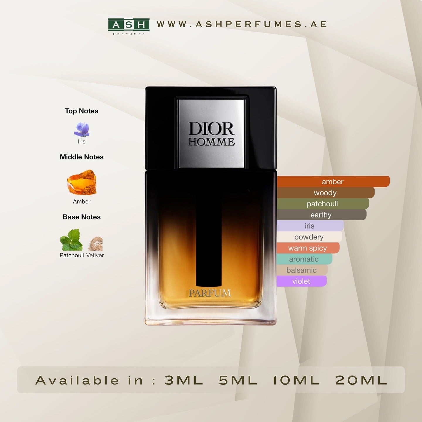 (2025) Dior Homme Parfum (3,5,10,20 ML)