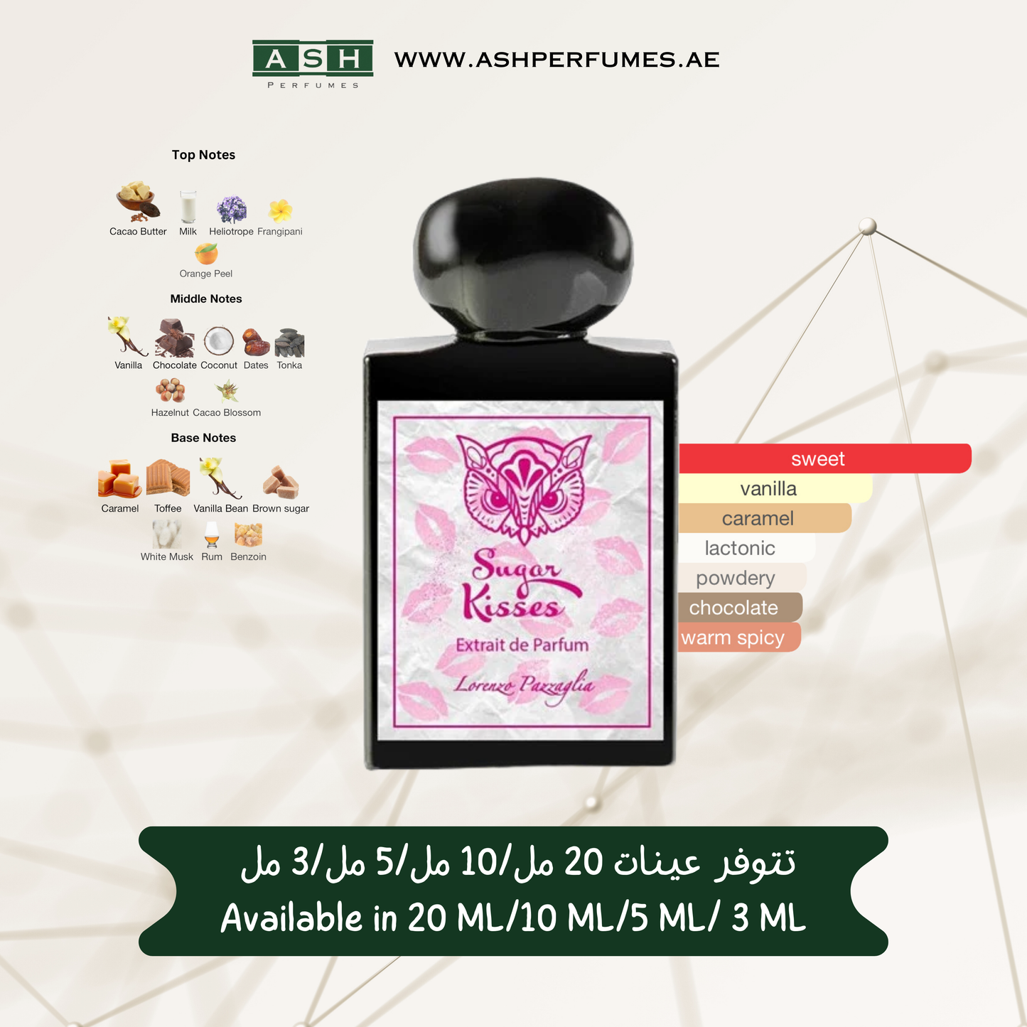 Sugar Kisses for Unisex (3,5,10,20 ML)