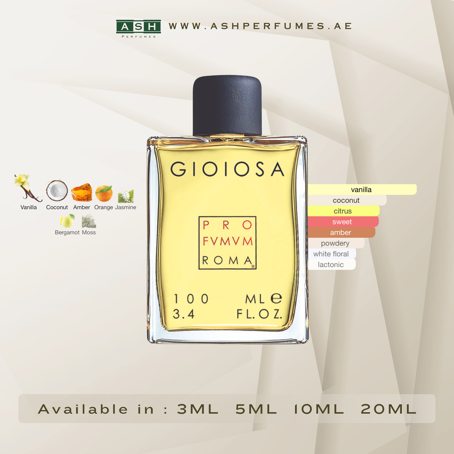 Gioiosa Unisex (3,5,10,20 ML)