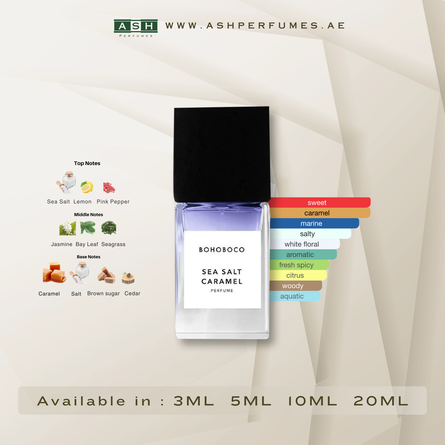Sea Salt Caramel Unisex (3,5,10,20 ML)