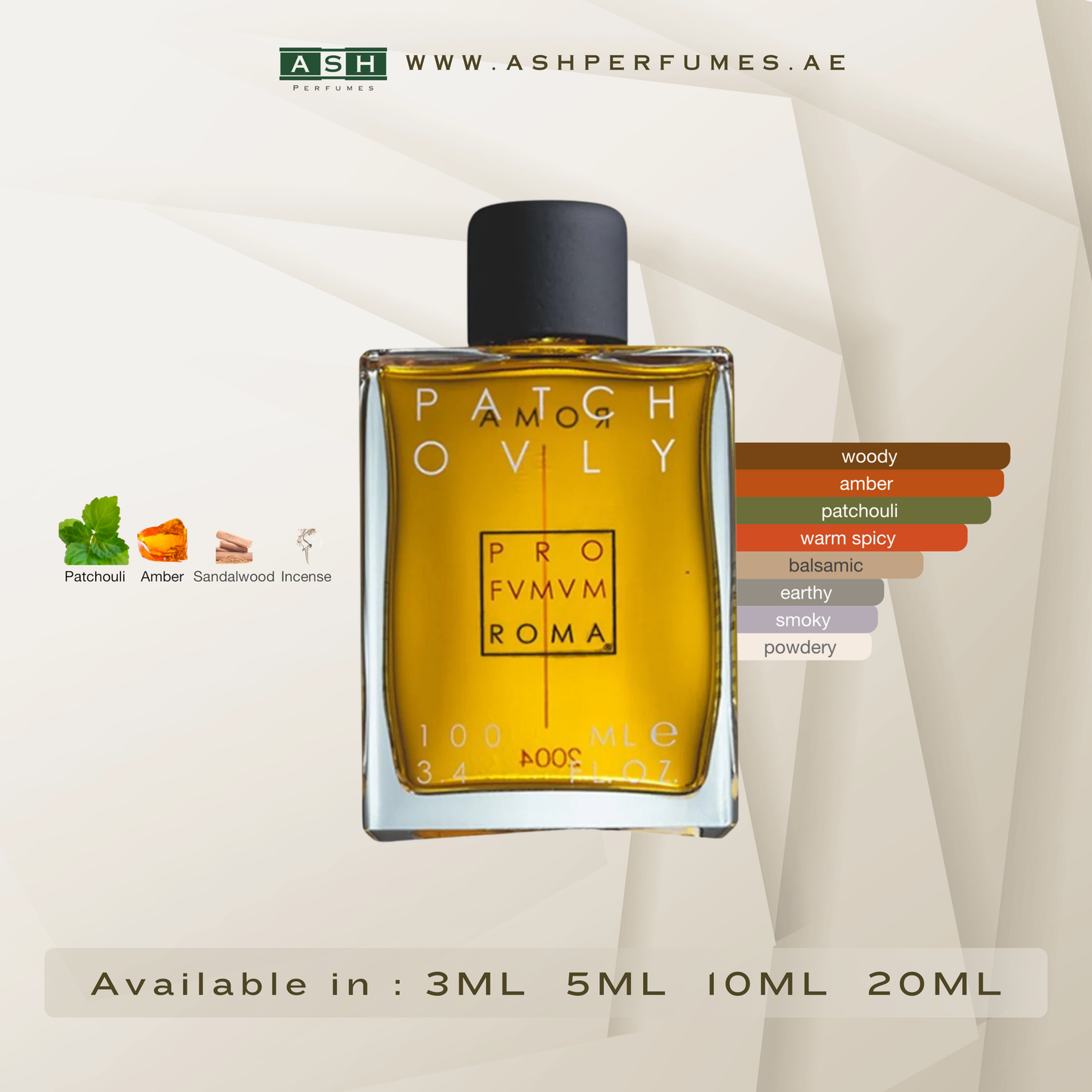 Patchouly Unisex (3,5,10,20 ML)