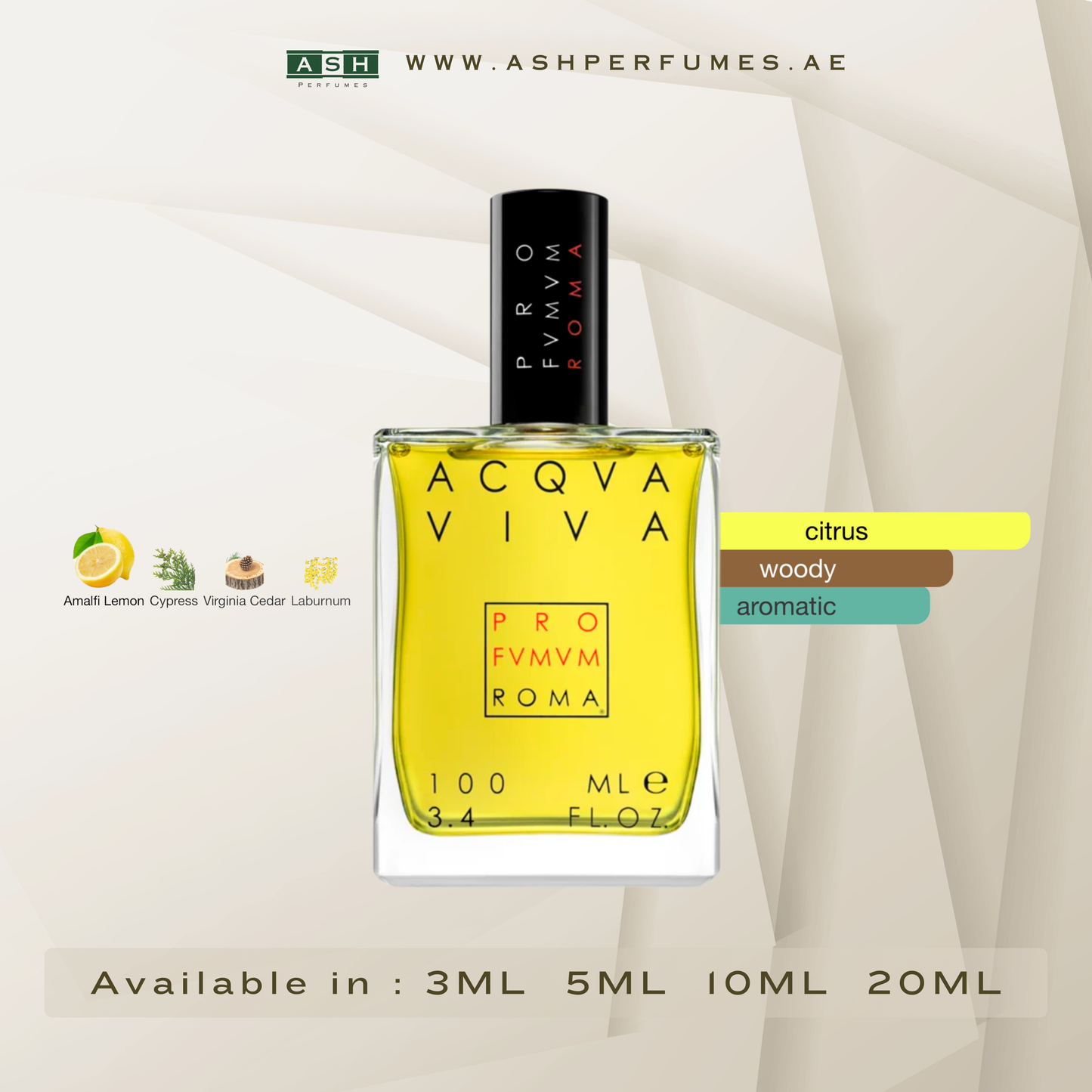 Acqua Viva Unisex (3,5,10,20 ML)