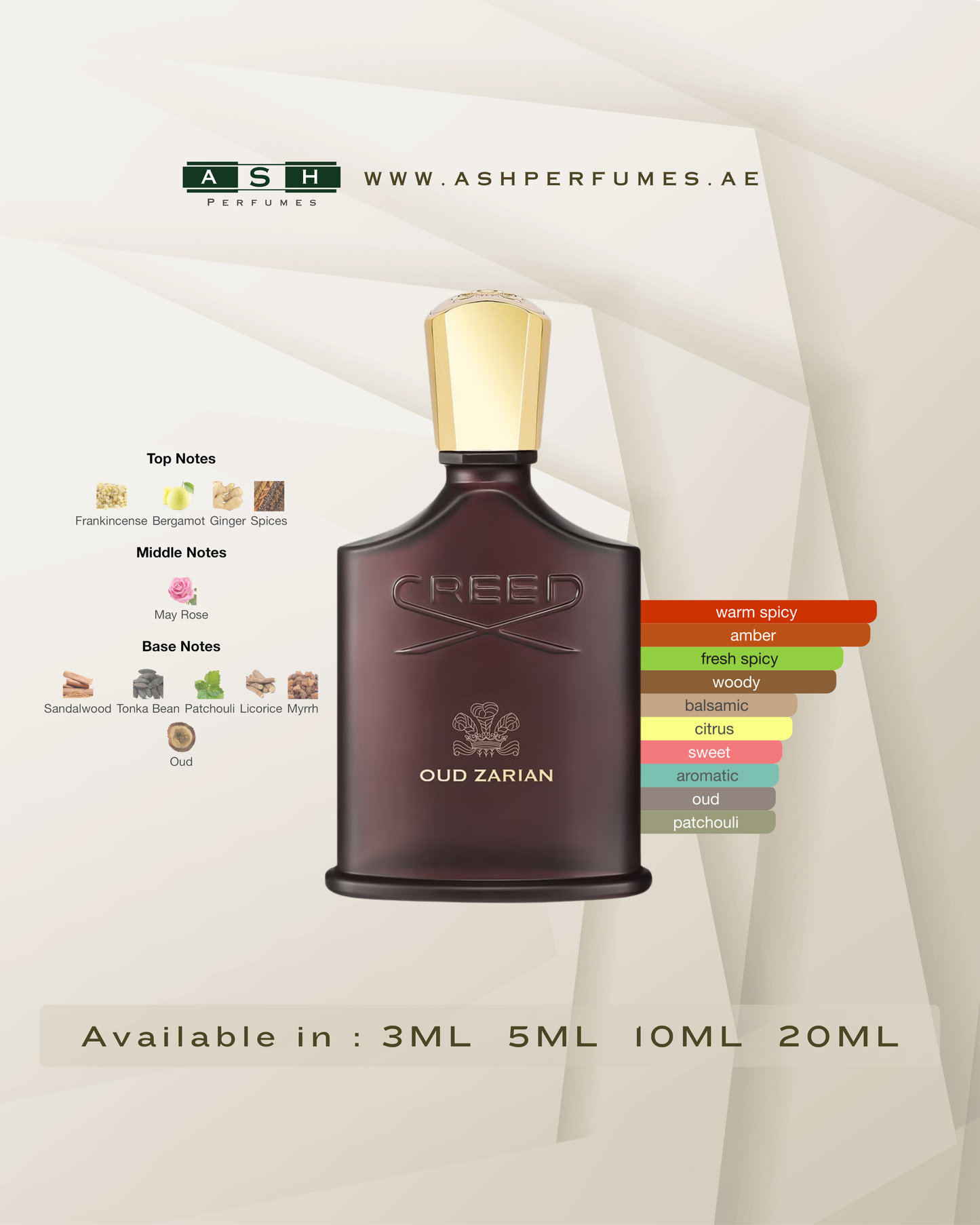 Oud Zarian (3,5,10,20 ML)