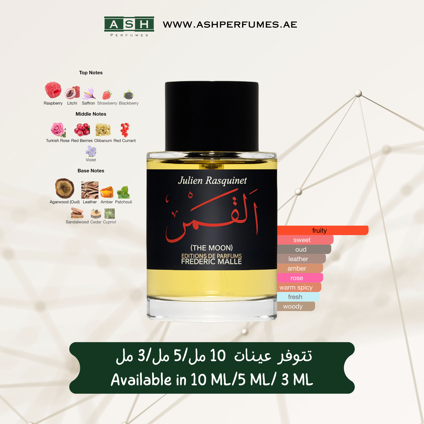 The Moon (ٰاَلقَــمْر) for Unisex (3,5,10,20 ML)