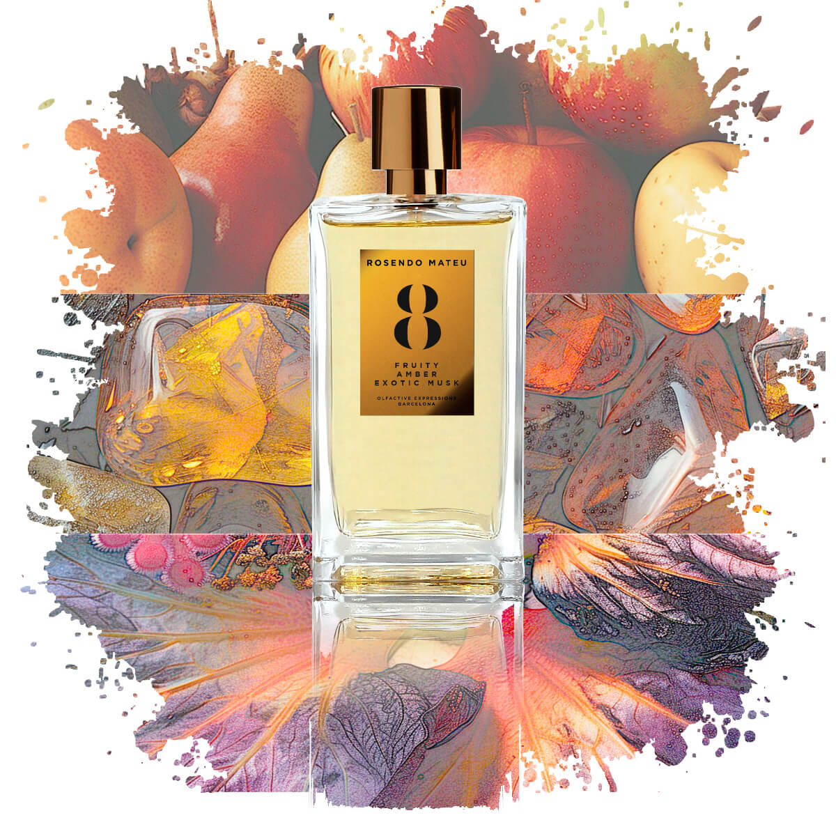 Nº 8 Fruity, Amber, Exotic Musk For Unisex