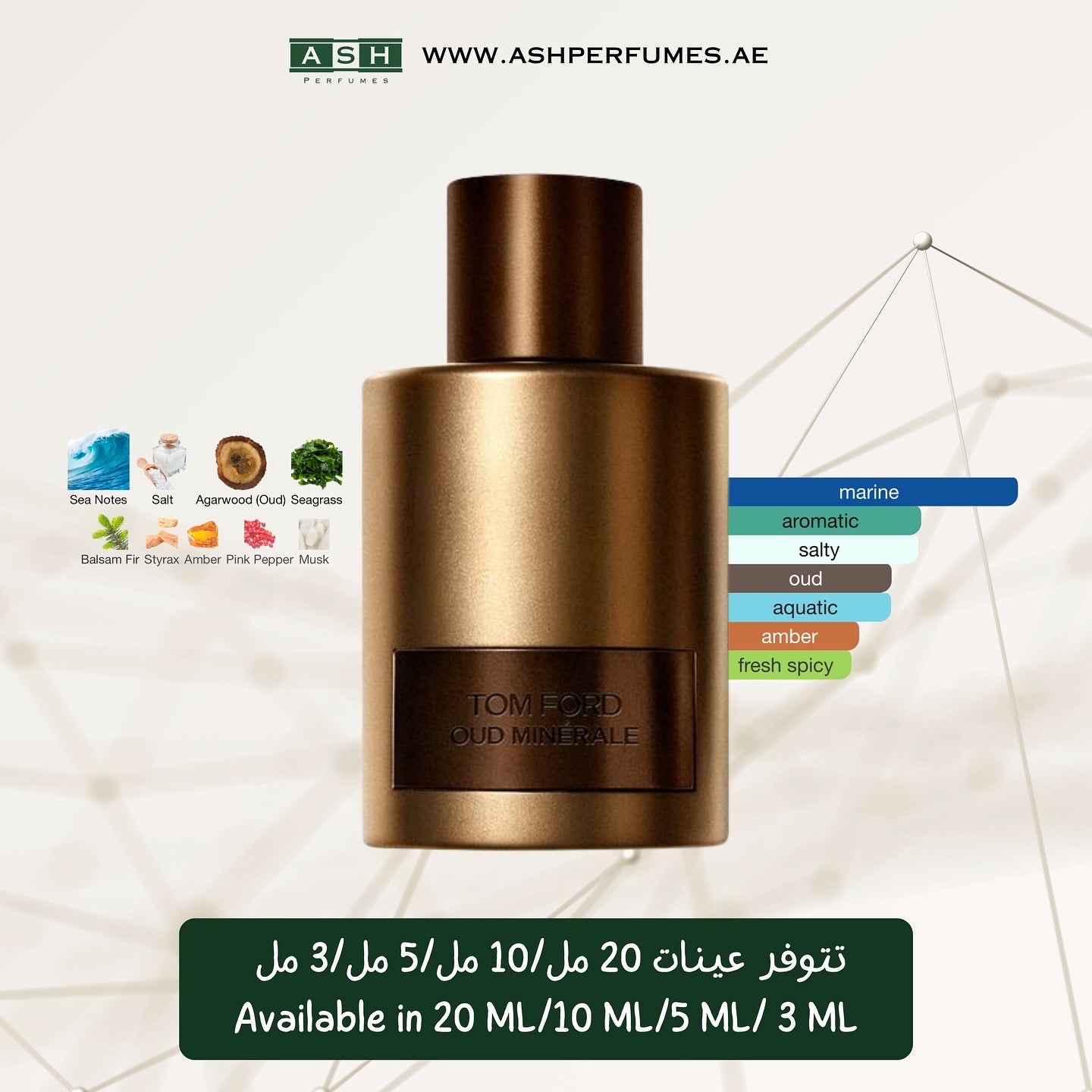 Oud Minérale Unisex (3,5,10,20 ML)