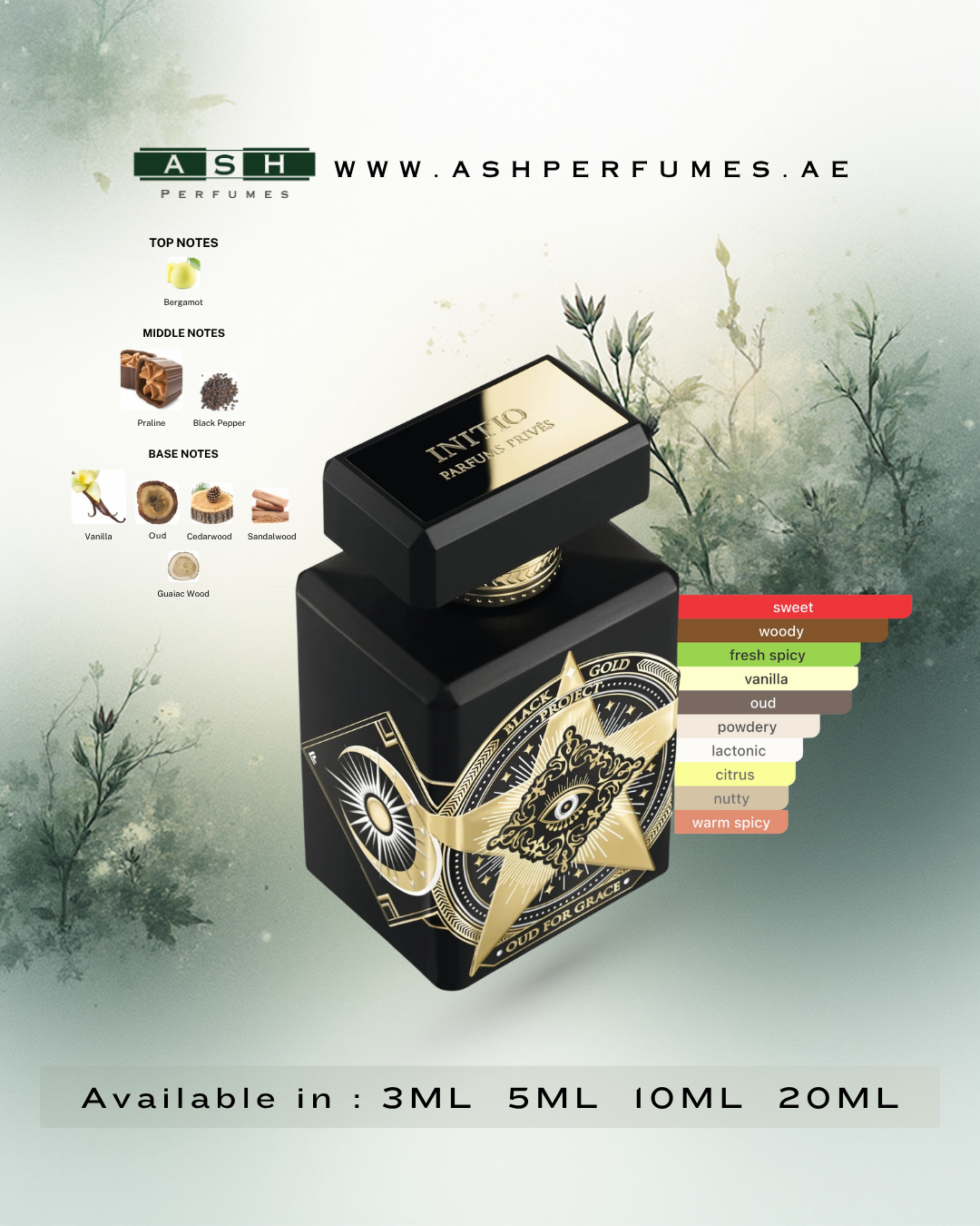 2026 OUD FOR GRACE (3,5,10,20 ML)