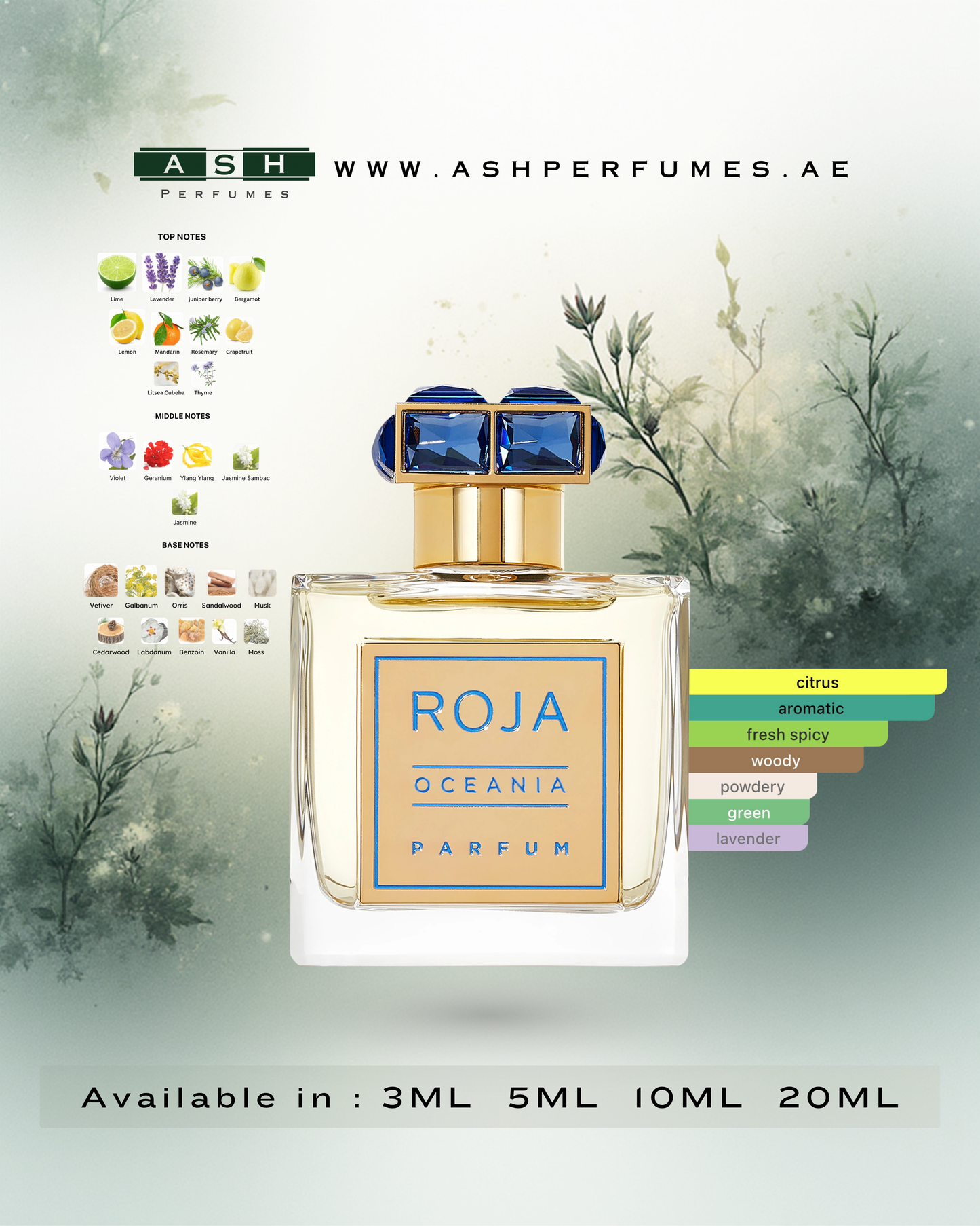 2025 Oceania Parfum (3,5,10,20 ML)