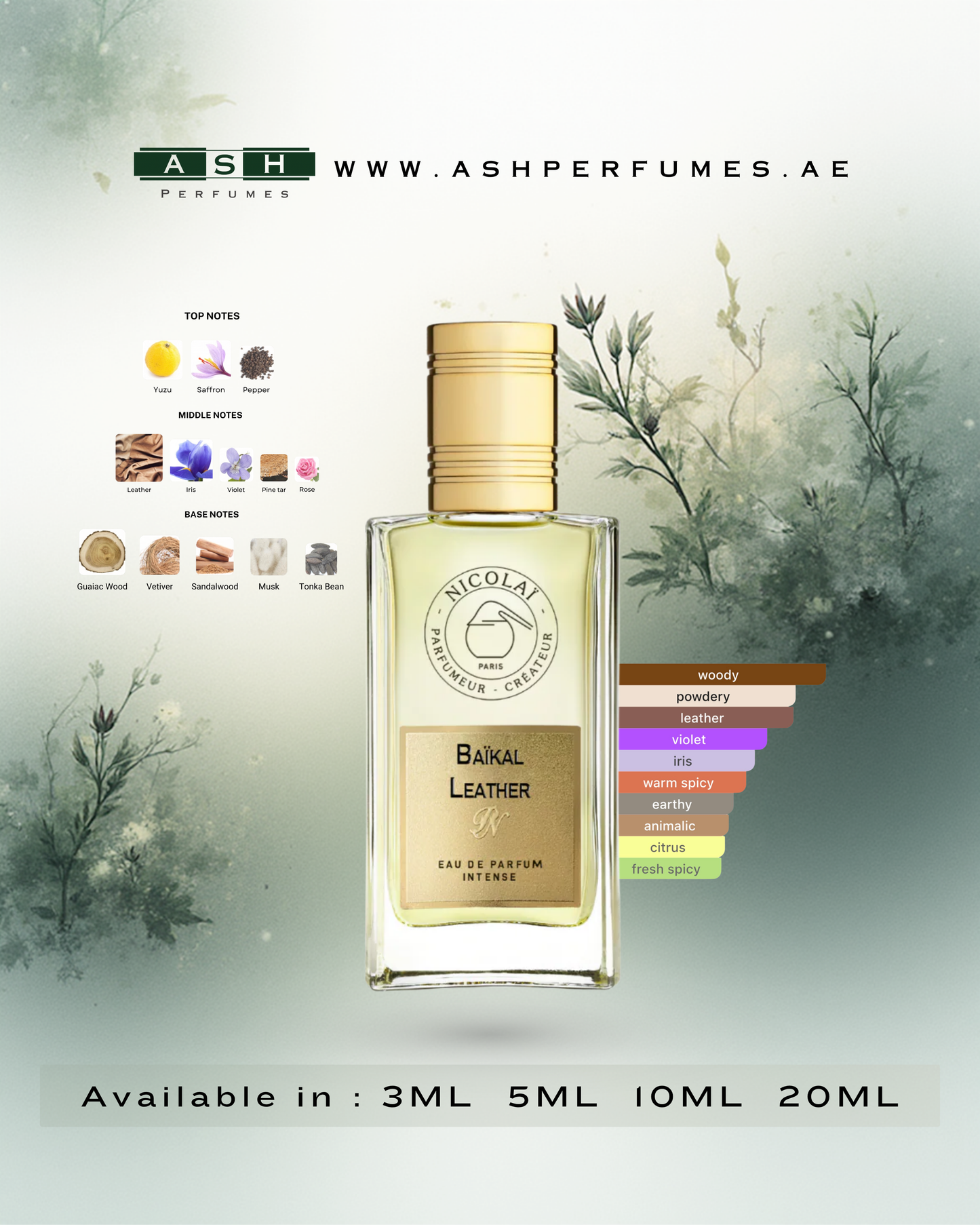 Baikal Leather Intense (3,5,10,20 ML)