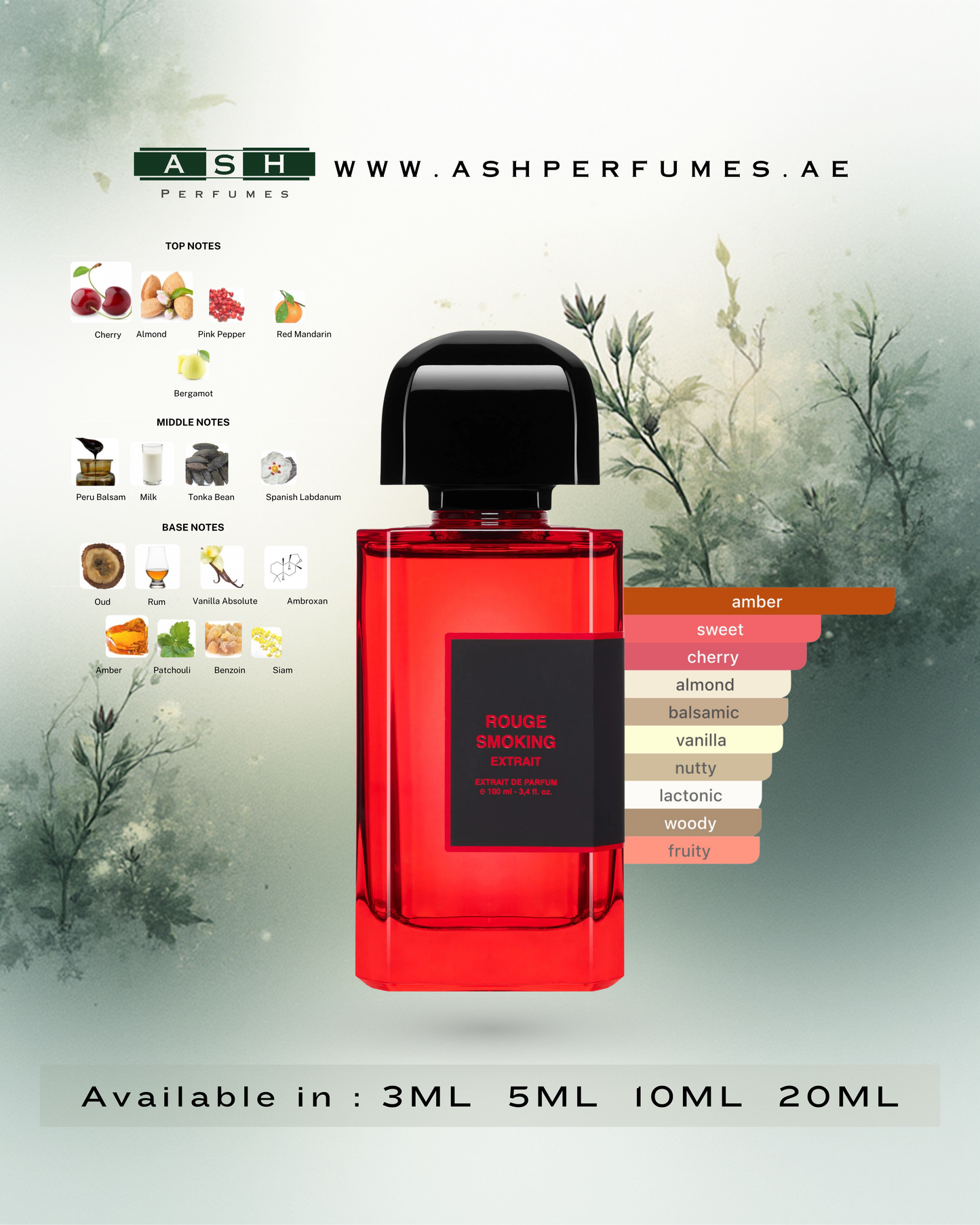 Rouge Smoking Extrait (3,5,10,20 ML)