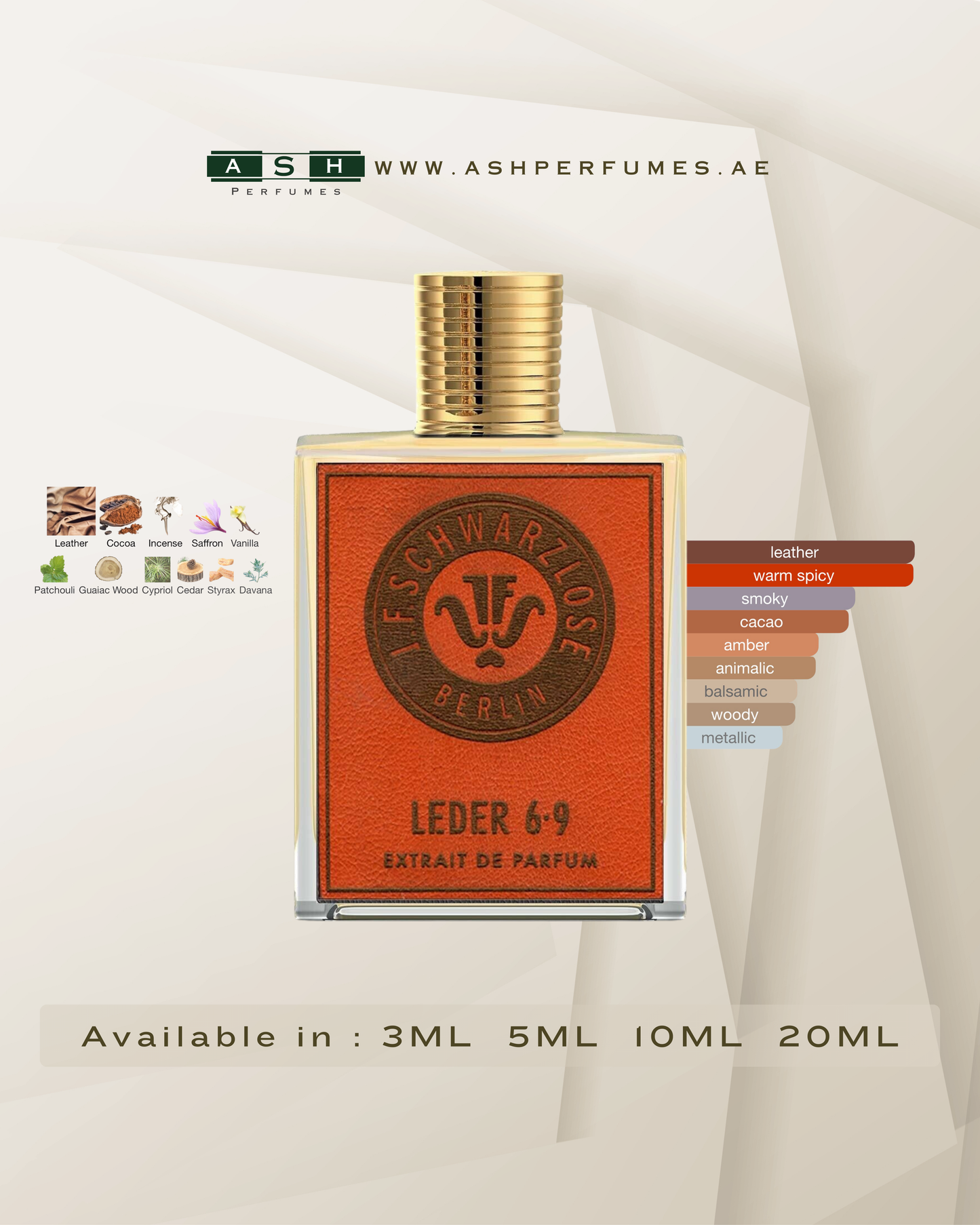 Leder 6.9 Extrait (3,5,10,20 ML)
