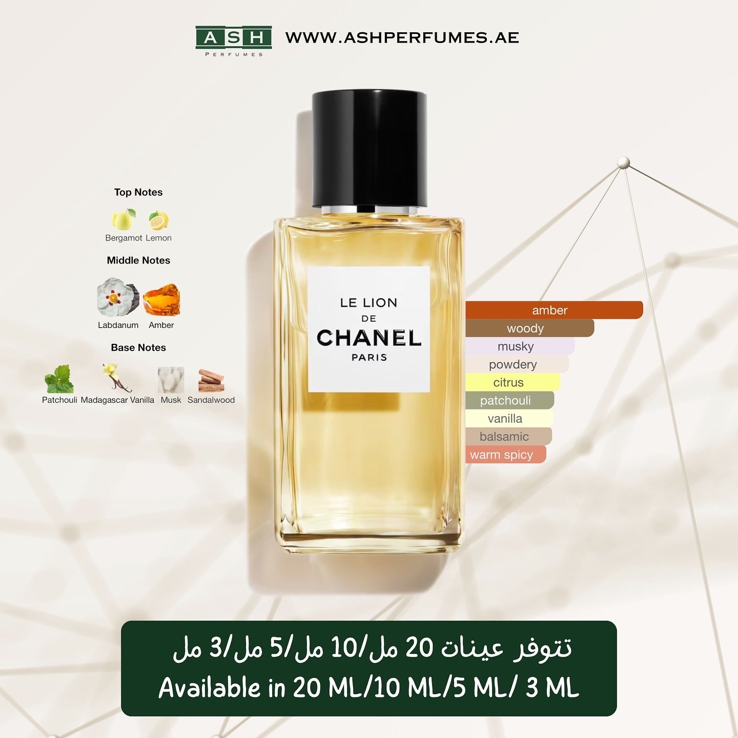 LE LION DE CHANEL (3,5,10,20 ML)