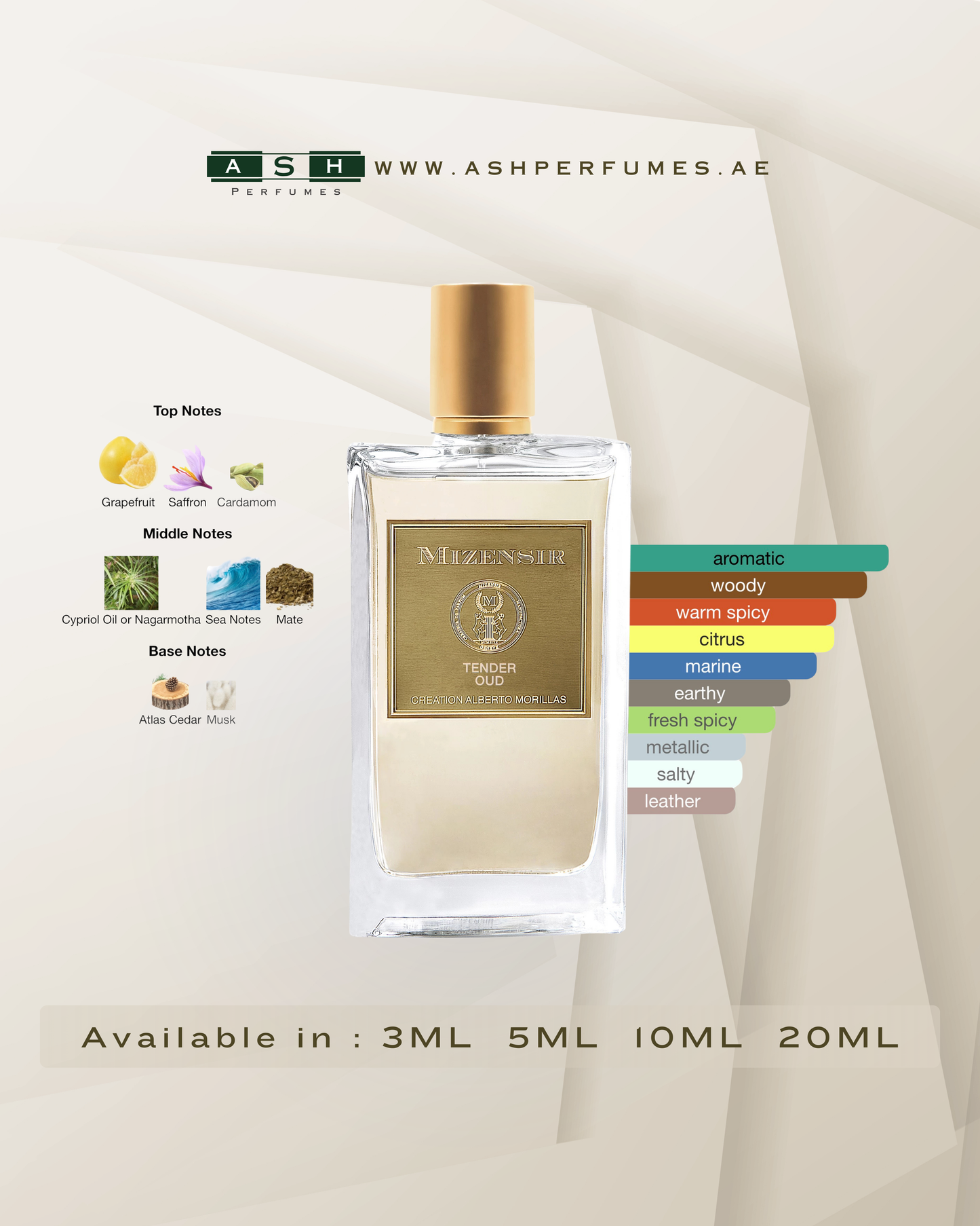 Tender Oud EDP (3,5,10,20 ML)