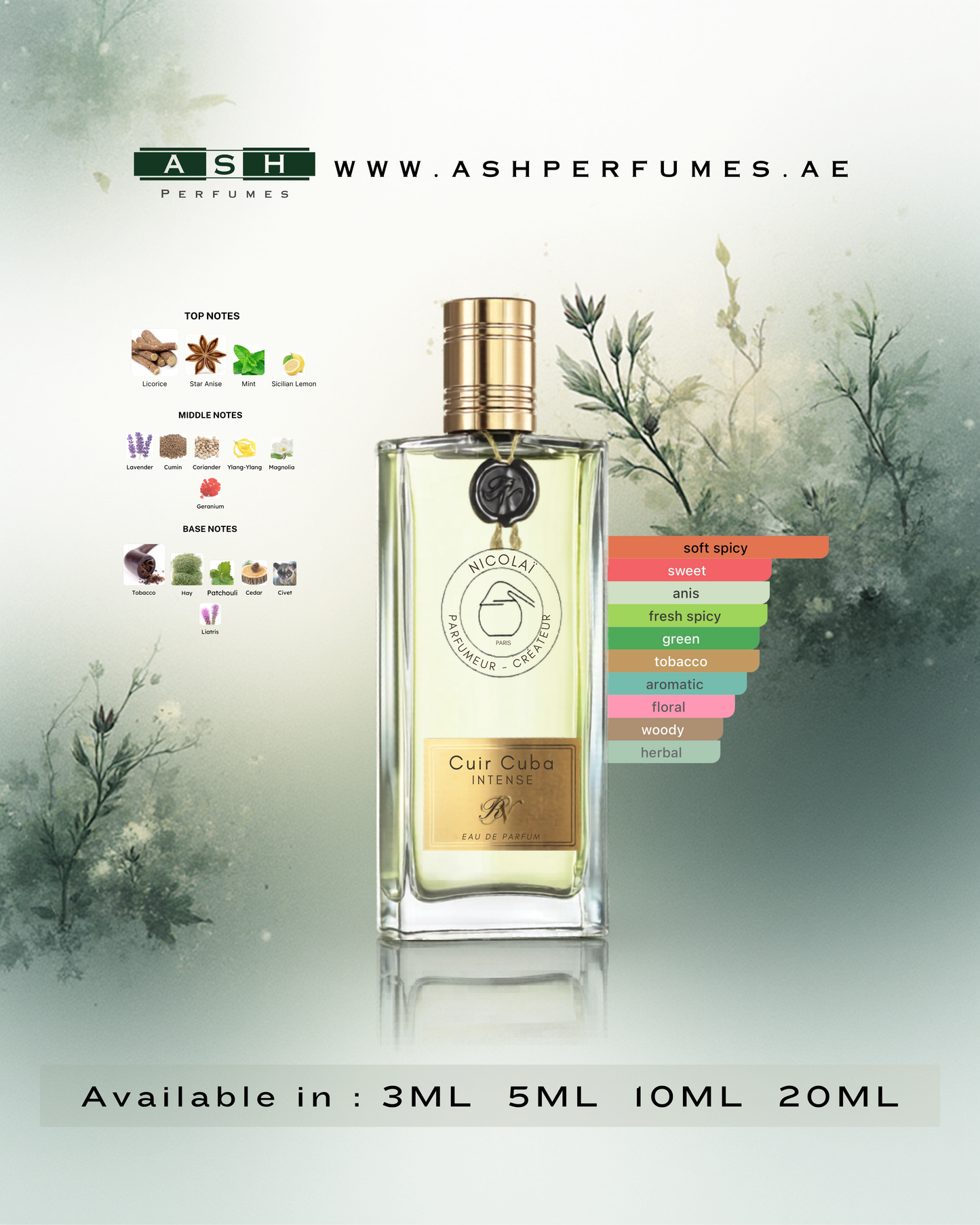 Cuir Cuba Intense (3,5,10,20 ML)