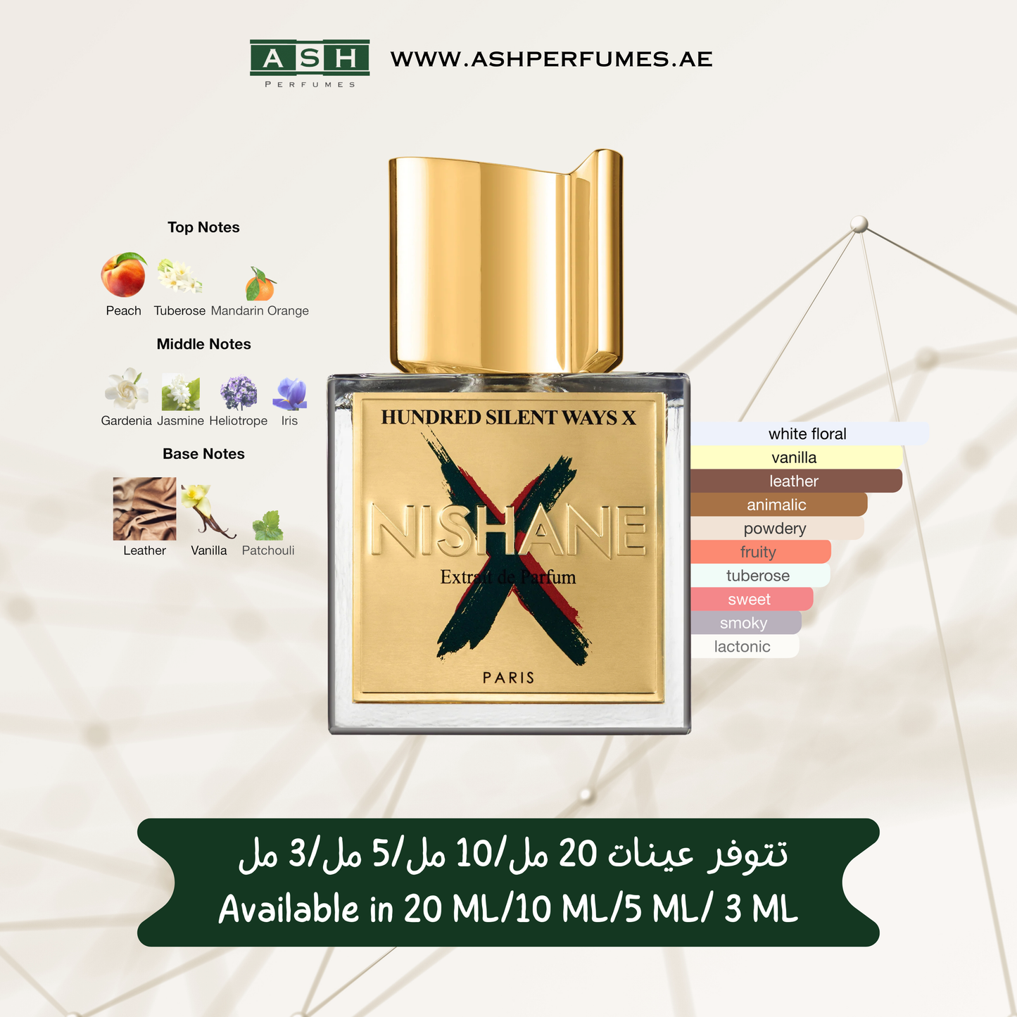 Hundred Silent Ways X Extrait (3,5,10,20 ML)