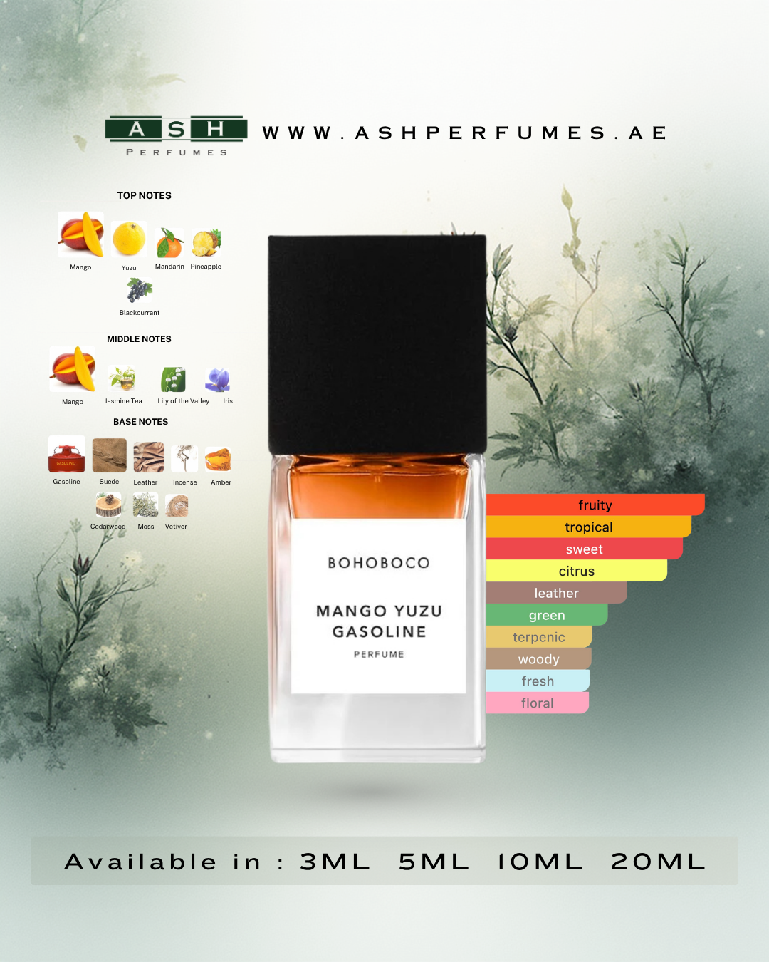2026 Mango Yuzu Gasoline (3,5,10,20 ML)