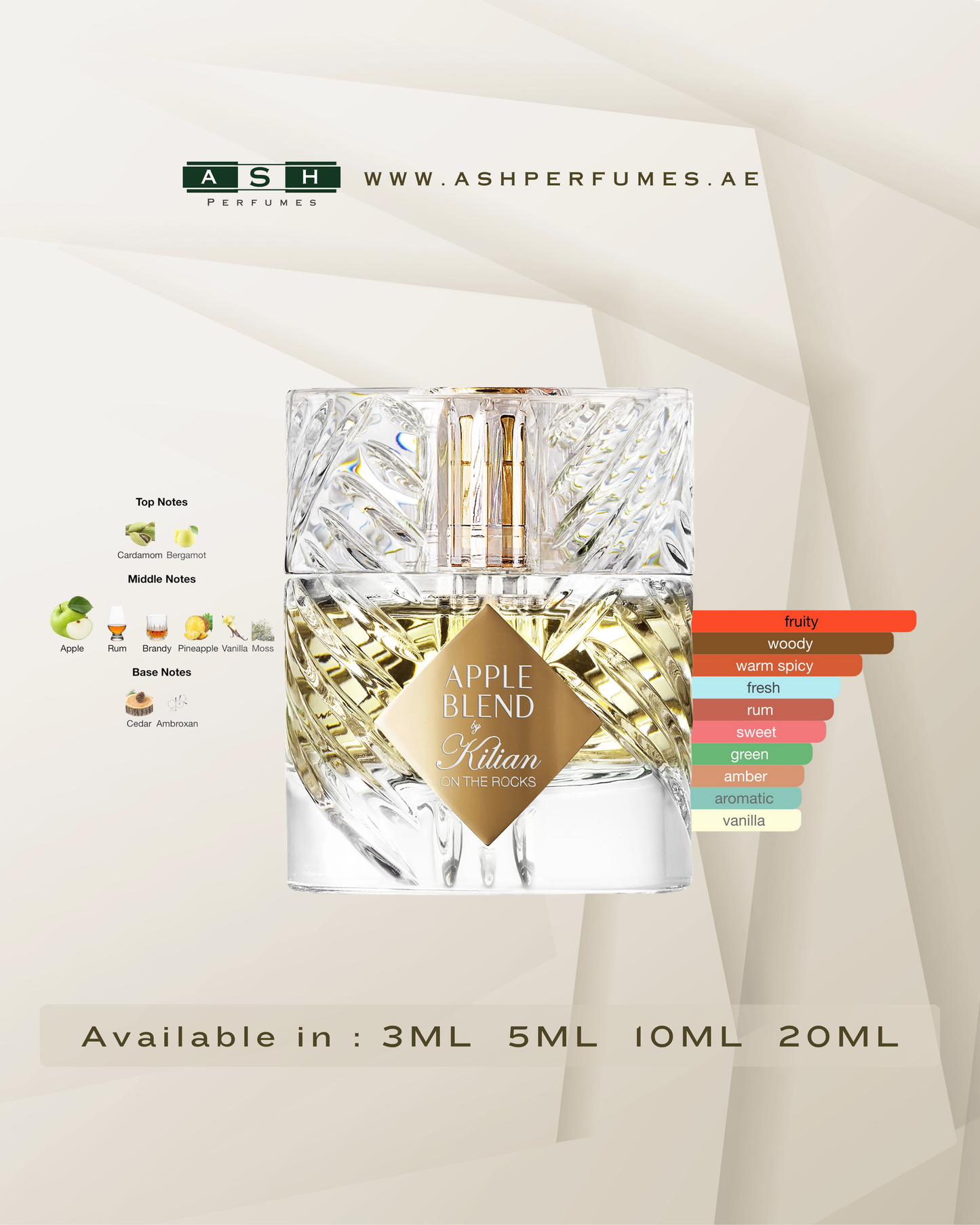 Apple Brandy on the Rocks (3,5,10,20 ML)