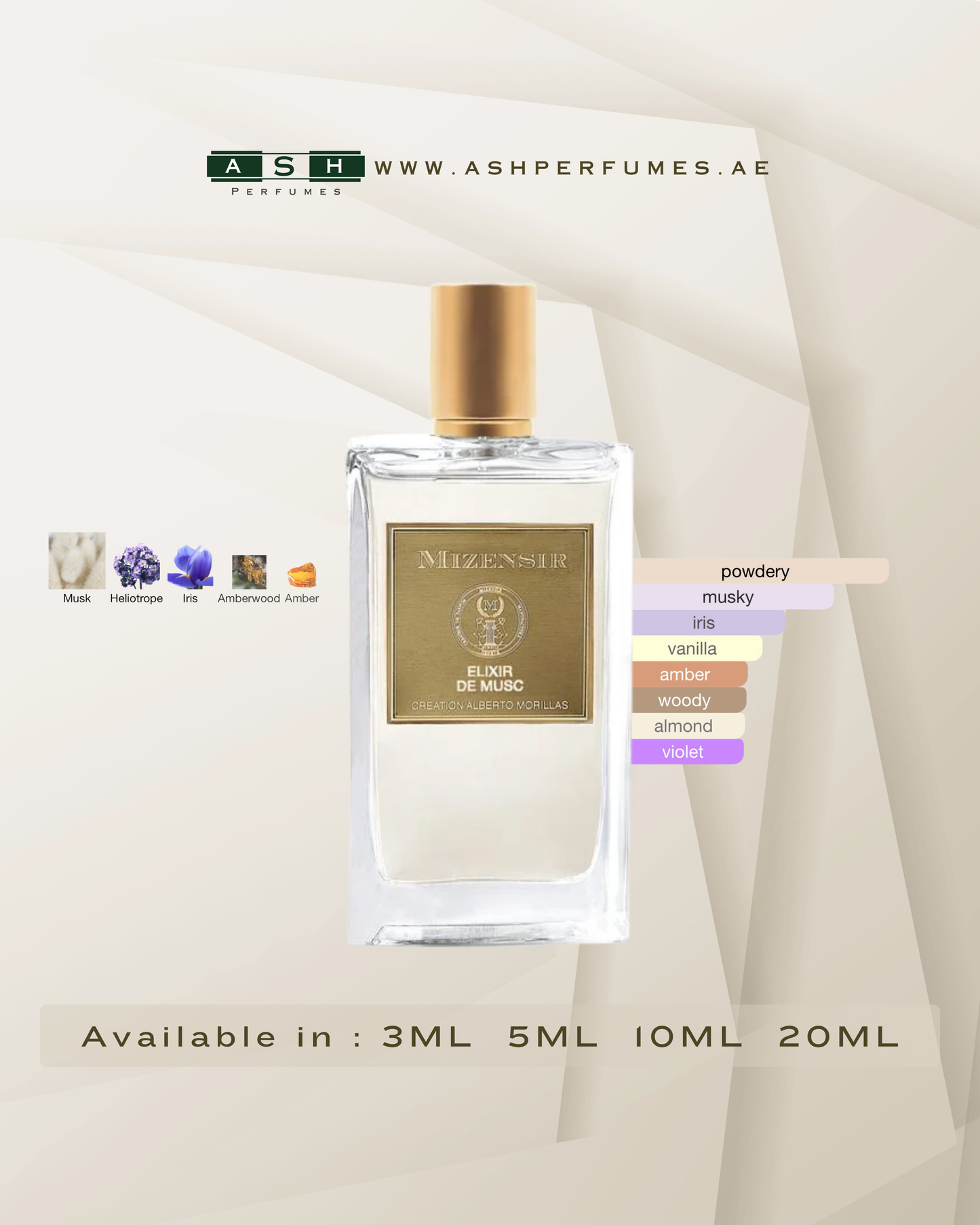 Elixir de Musc EDP (3,5,10,20 ML)