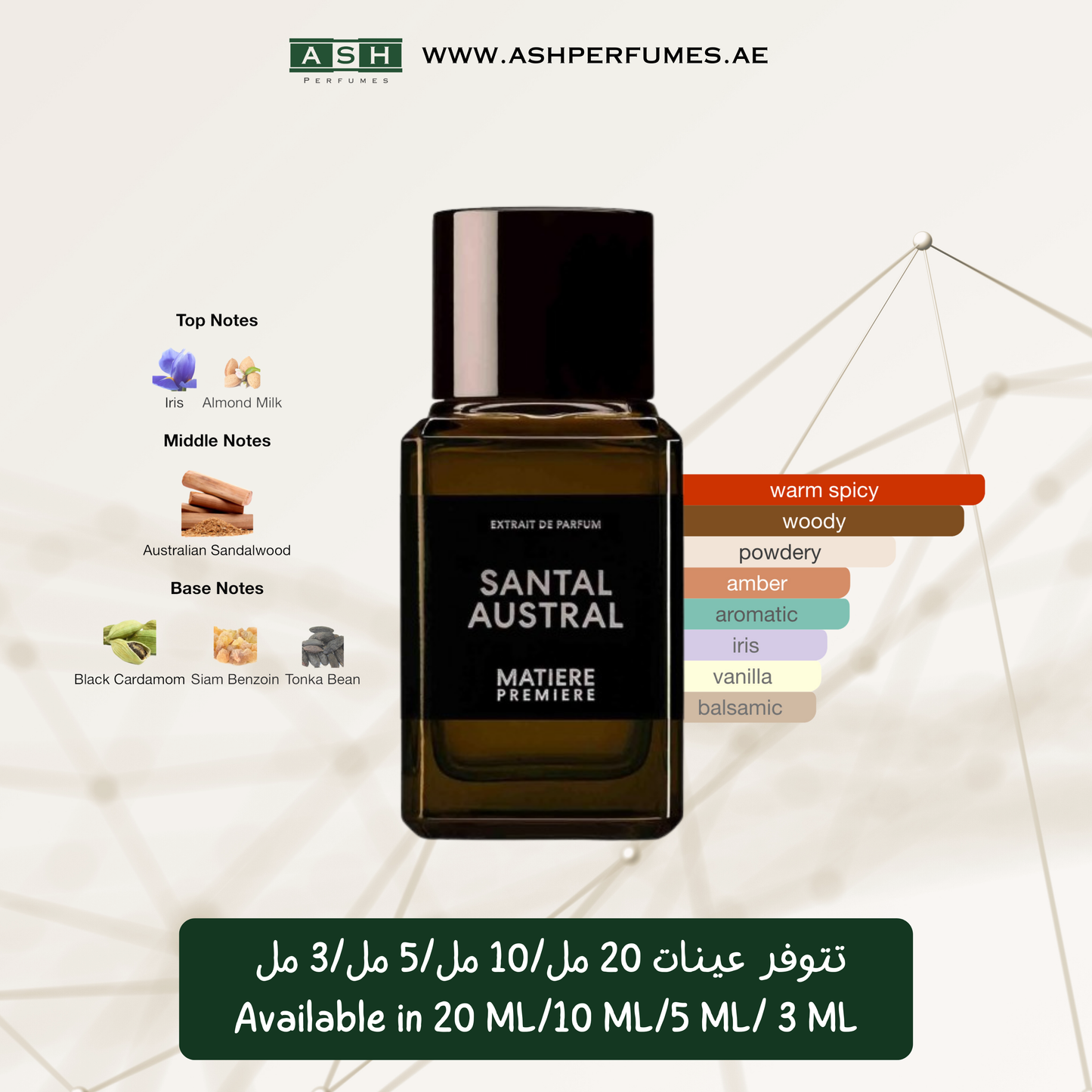 Santal Austral Extrait (3,5,10,20 ML)