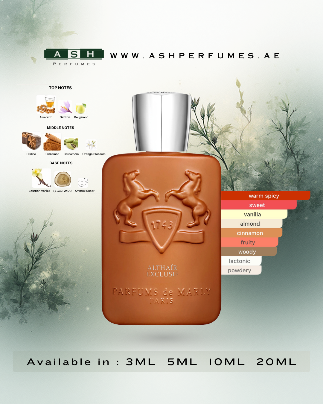 2026 Althaïr Exclusif (3,5,10,20 ML)