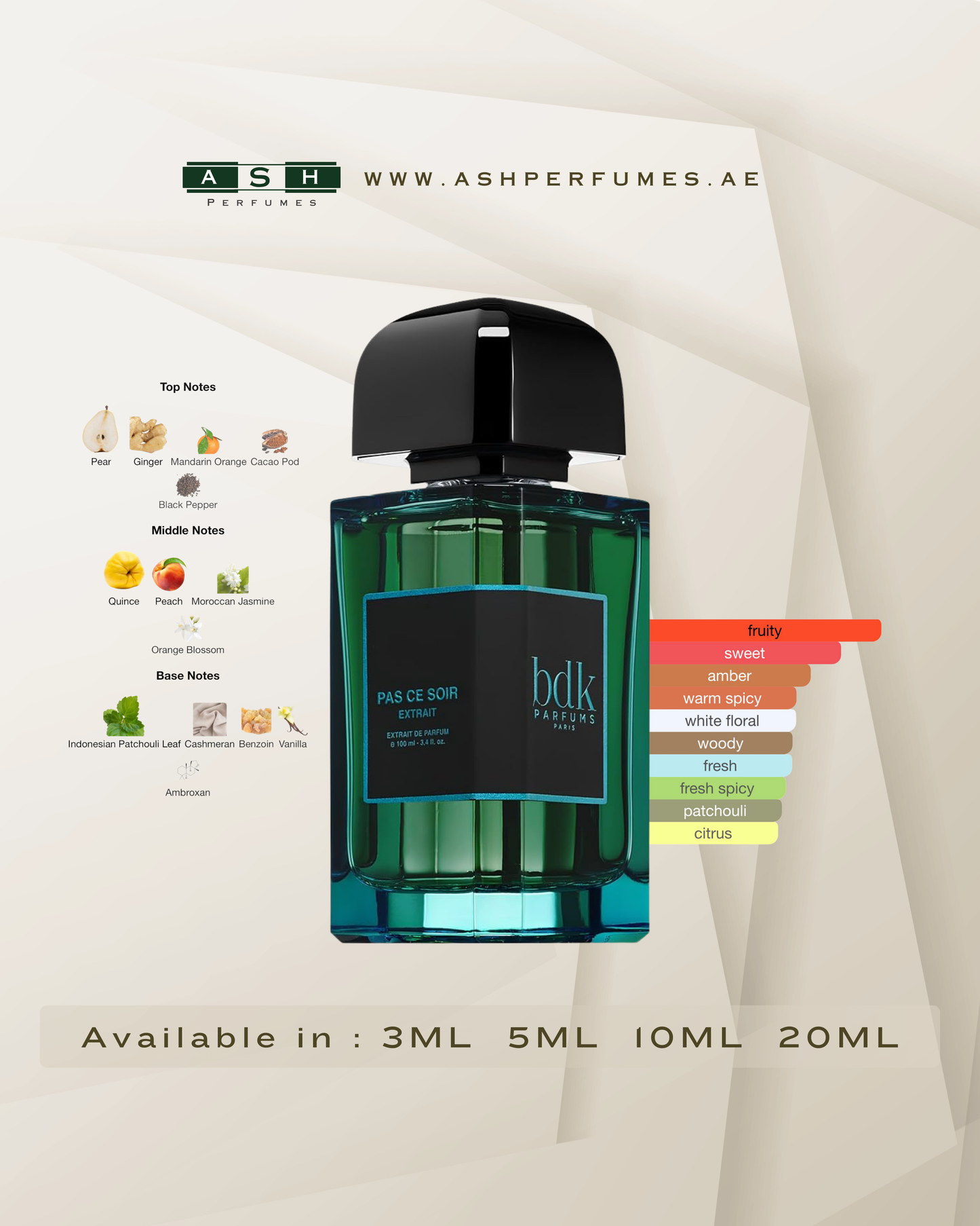 Pas Ce Soir Extrait (3,5,10,20 ML)