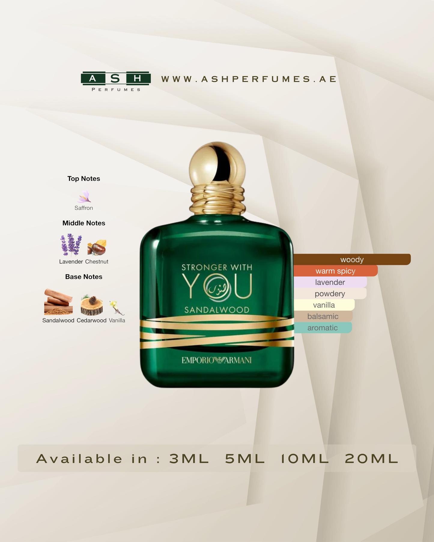 STRONGER WITH YOU SANDALWOOD (3,5,10,20 ML)