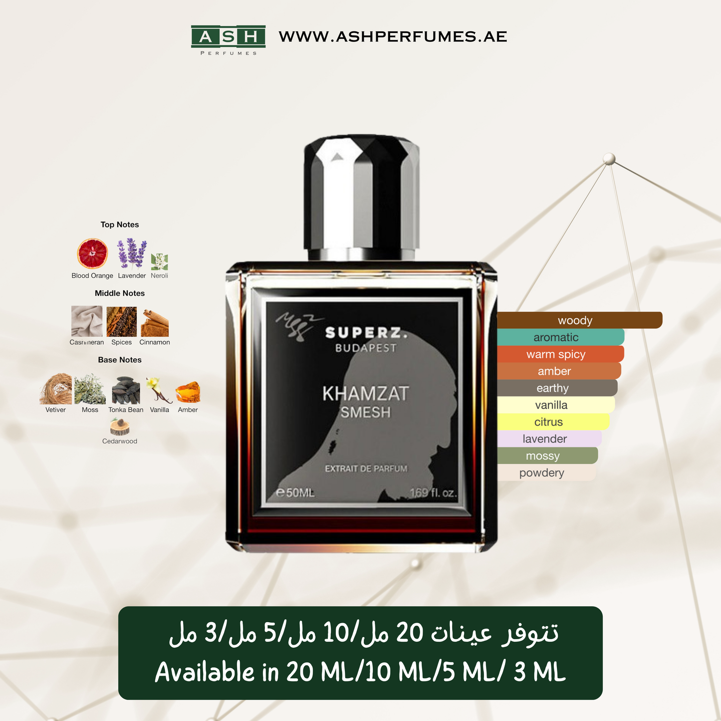 KHAMZAT SMESH EXTRAIT DE PARFUM Unisex (3,5,10,20 ML)